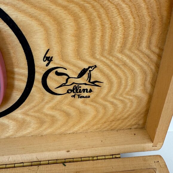 Enid Collins Original Box Bag With Mirror Brass Clasp NO HANDLE - Picture 3 of 10